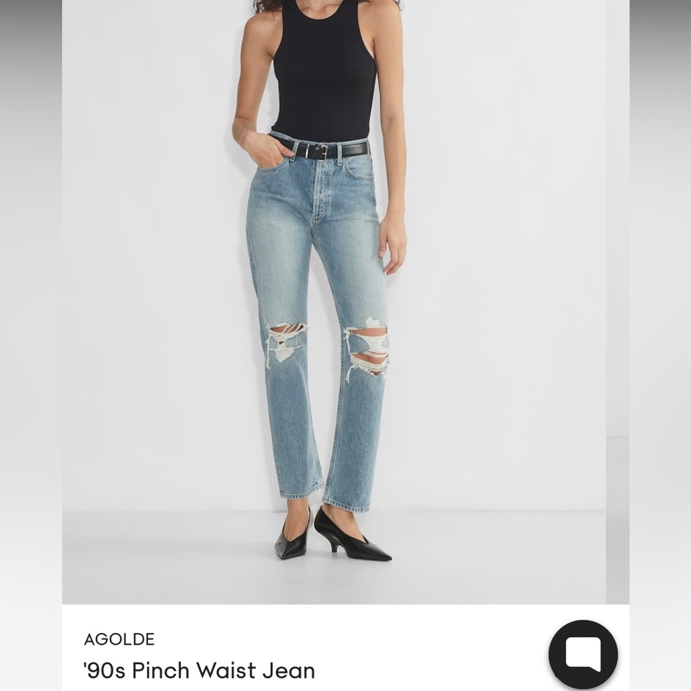 AGOLDE Womens 90’s Pinch Waist Jeans